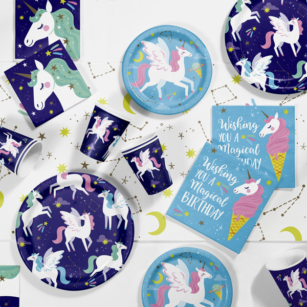 Creative Converting Galaxy Pappteller – 8er Set, 17,8 Cm, Rund, Mit Sternen-Motiv Für Partys